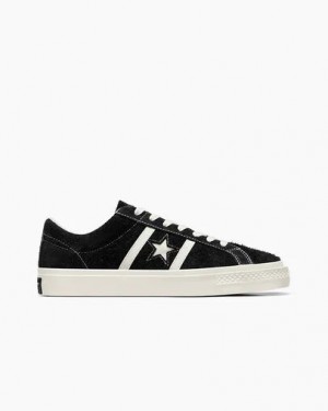 Black Converse CONS One Star Academy Pro Suede Men Skate Shoes UK | C-50631849