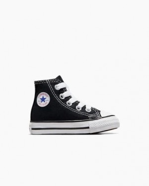 Black Converse Chuck Taylor All Star Classic Kids' Sneakers UK | C-79318029