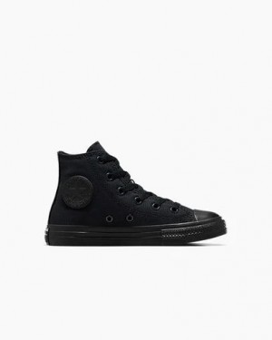 Black Converse Chuck Taylor All Star Classic Kids' Sneakers UK | C-64507319