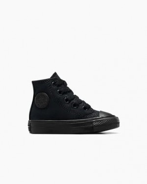 Black Converse Chuck Taylor All Star Classic Kids' Sneakers UK | C-65830799