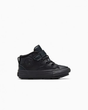 Black Converse Chuck Taylor All Star Malden Street Kids' Boots UK | C-86397159