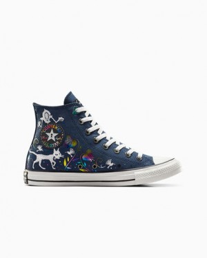 Black Converse Converse x Coraline Chuck Taylor All Star Men Sneakers UK | C-40387619