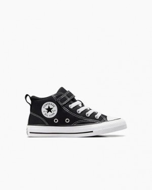 Black / White Converse Chuck Taylor All Star Malden Street Kids' Boots UK | C-02861979