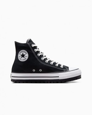 Black / White Converse Chuck Taylor All Star City Trek Men Sneakers UK | C-37260849