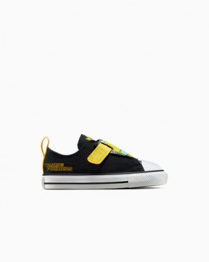 Black / Yellow / Red Converse Converse x Transformers Chuck Taylor All Star Kids' Sneakers UK | C-46719309