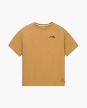 Brown Converse Converse x IRAK NYC Gold Standard Men T Shirts UK | C-67139529