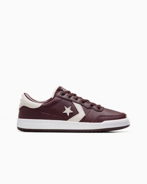 Burgundy / Purple / White Converse CONS Fastbreak Pro Leather & Nylon Men Skate Shoes UK | C-84603519