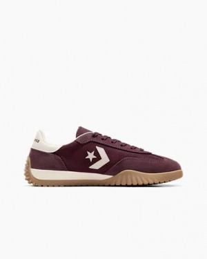 Burgundy / White Converse Run Star Women Trainers UK | C-62910589