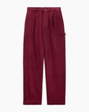 Dark Burgundy Converse Converse x IRAK NYC Corduroy Women Pants UK | C-59647329