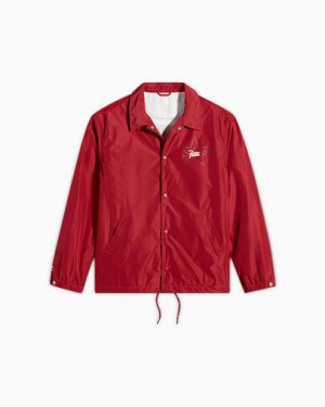 Dark Red Converse Converse x Patta Coaches Women Jacket UK | C-41587699