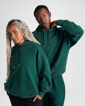 Green Converse Gold Standard Loose-Fit Women Hoodie UK | C-80231749