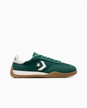 Green / White Converse Run Star Women Trainers UK | C-45692719