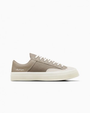 Khaki / Light Converse Chuck 70 Marquis Mixed Materials Women Tennis Shoes UK | C-02745819