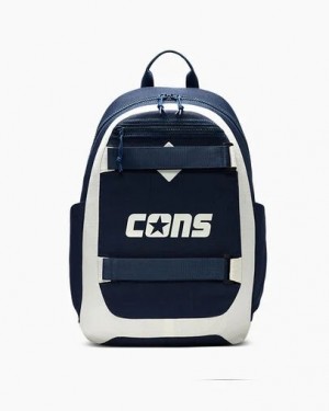 Navy Converse CONS Seasonal Men Backpacks UK | C-21694709