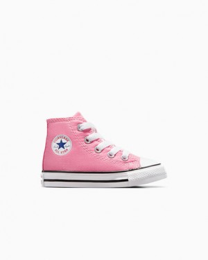 Pink Converse Chuck Taylor All Star Classic Kids' Sneakers UK | C-23587199