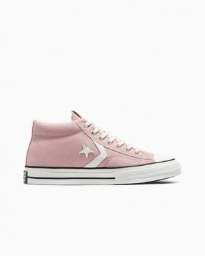 Pink / White Converse Star Player 76 Women Boots UK | C-29708139