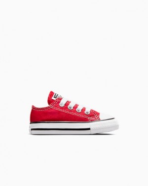 Red Converse Chuck Taylor All Star Classic Kids' Sneakers UK | C-80376519