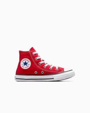 Red Converse Chuck Taylor All Star Classic Kids' Sneakers UK | C-90471569