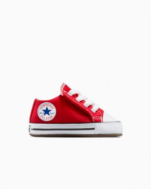 Red / Beige White Converse Chuck Taylor All Star Cribster Kids' Canvas Shoes UK | C-91207389