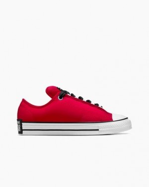 Red / White / Black Converse Chuck Taylor Puff Men Tennis Shoes UK | C-98026519