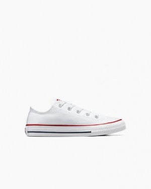 White Converse Chuck Taylor All Star Classic Kids' Sneakers UK | C-98230519