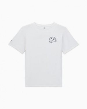 White Converse Converse x Coraline Men T Shirts UK | C-18692039