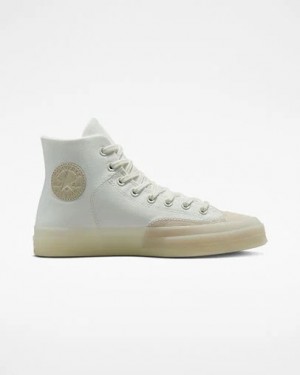 White / Beige Converse Chuck 70 Marquis Men Sneakers UK | C-60143579