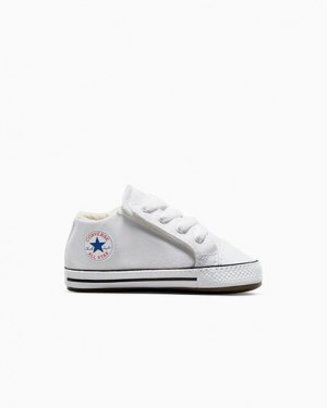 White / Beige White Converse Chuck Taylor All Star Cribster Kids' Canvas Shoes UK | C-20345769