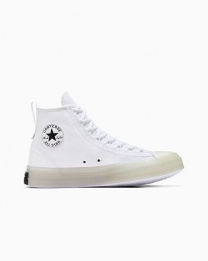 White / Black Converse Chuck Taylor All Star CX EXP2 Men Sneakers UK | C-16379089