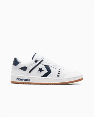 White / Navy Converse CONS AS-1 Pro Women Skate Shoes UK | C-21089649