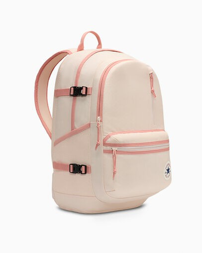 Beige Converse Straight Edge Men Backpacks UK | C-27031859