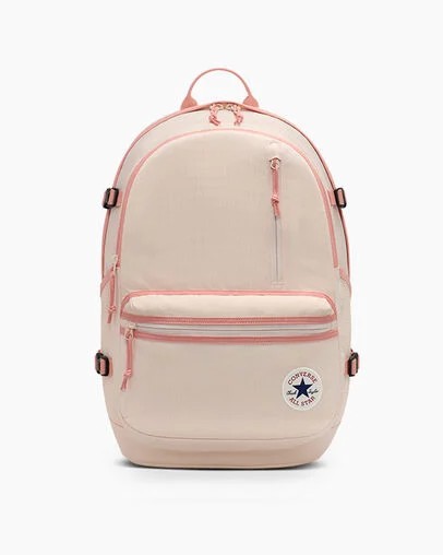 Beige Converse Straight Edge Men Backpacks UK | C-27031859