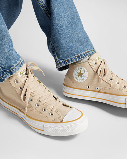 Beige / White Converse Chuck Taylor All Star Malden Street Women Boots UK | C-13642899