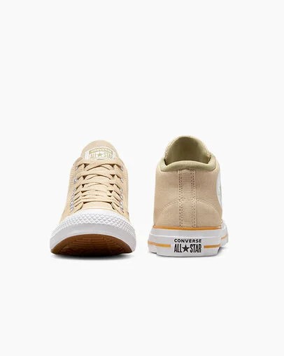 Beige / White Converse Chuck Taylor All Star Malden Street Women Boots UK | C-13642899