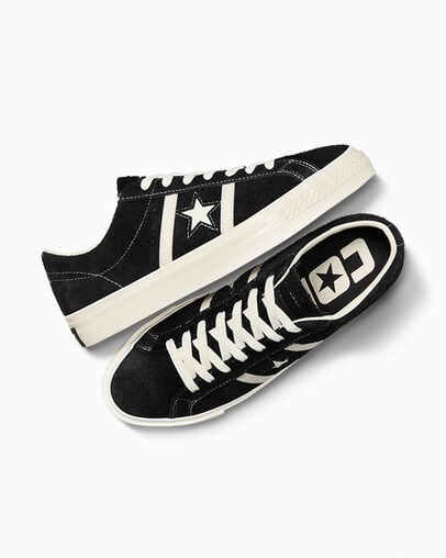 Black Converse CONS One Star Academy Pro Suede Women Skate Shoes UK | C-40281369