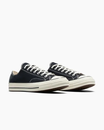 Black Converse Chuck 70 Canvas Kids' Sneakers UK | C-57194209