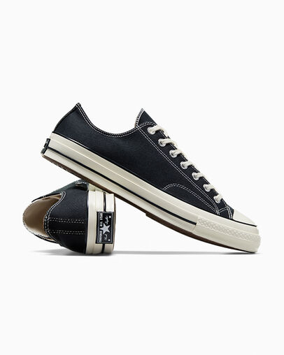 Black Converse Chuck 70 Canvas Kids' Sneakers UK | C-57194209