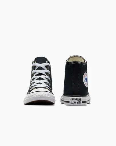 Black Converse Chuck Taylor All Star Classic Kids' Sneakers UK | C-80726919