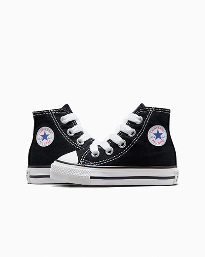 Black Converse Chuck Taylor All Star Classic Kids' Sneakers UK | C-79318029