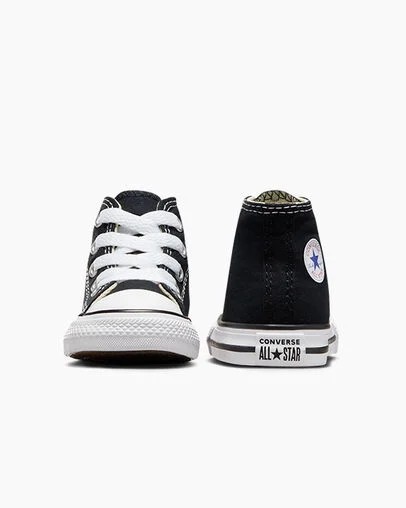 Black Converse Chuck Taylor All Star Classic Kids' Sneakers UK | C-79318029