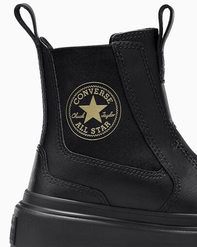 Black Converse Chuck Taylor All Star Lugged Kids' Boots UK | C-63107549