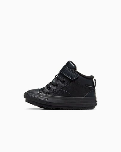 Black Converse Chuck Taylor All Star Malden Street Kids' Boots UK | C-86397159