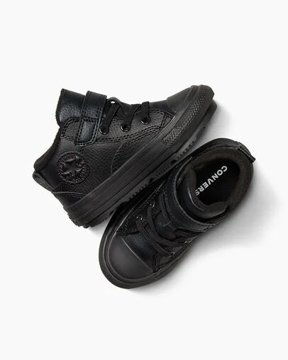 Black Converse Chuck Taylor All Star Malden Street Kids' Boots UK | C-86397159