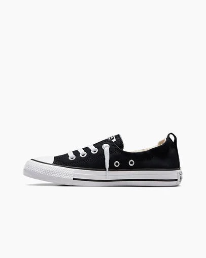 Black Converse Chuck Taylor All Star Shoreline Women Slip On Shoes UK | C-69184509