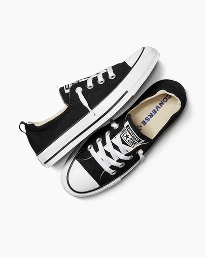 Black Converse Chuck Taylor All Star Shoreline Women Slip On Shoes UK | C-69184509