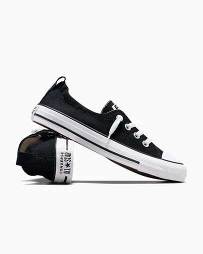 Black Converse Chuck Taylor All Star Shoreline Women Slip On Shoes UK | C-69184509