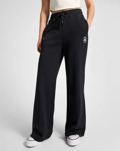 Black Converse Converse x A Ma Manière Women Fleece Pants UK | C-54786019