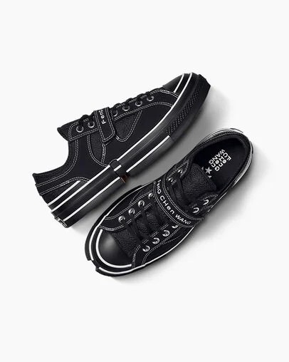 Black Converse Converse x Feng Chen Wang 2-in-1 Chuck 70 Men Sneakers UK | C-24690579