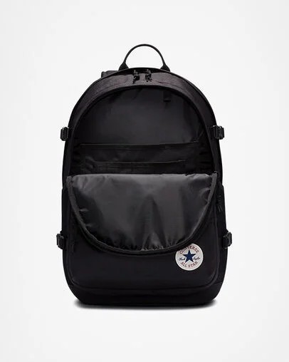 Black Converse Straight Edge Men Backpacks UK | C-51963729