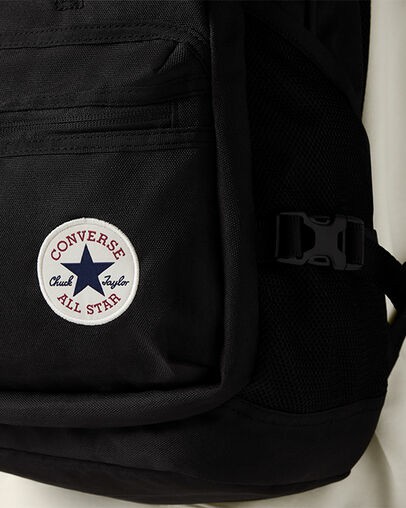 Black Converse Straight Edge Women Backpacks UK | C-85906479